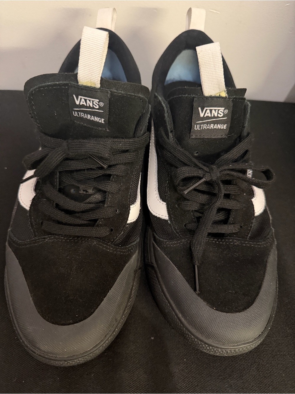 Vans Kids Black and White Low-Top Skate Sneakers
